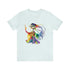 Rainbow Belly Dancer in Motion - Short Sleeve Tee Heather Ice Blue
